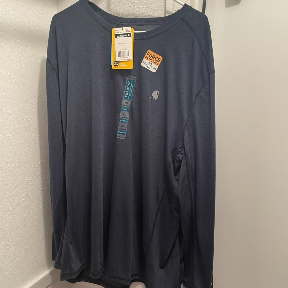 Carhartt Long Sleeve Relaxed Fit Shirt Force Extremes XXL 2XL